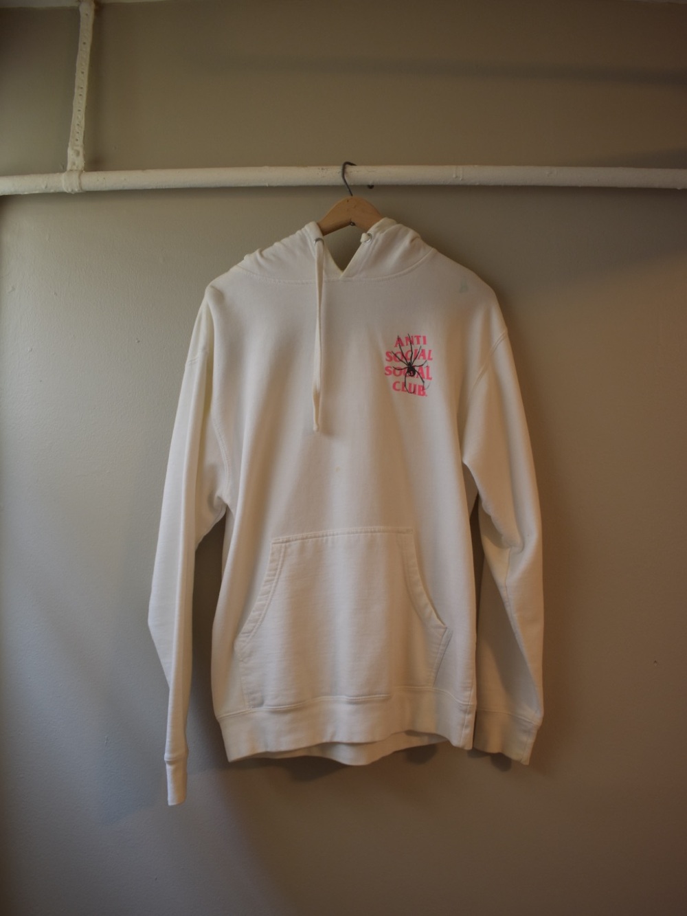 Anti Social Social Club White Hoodie - Bitter